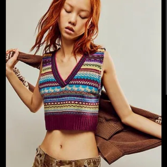 Free People Tops - NWT Free People Fran Sweater Vest